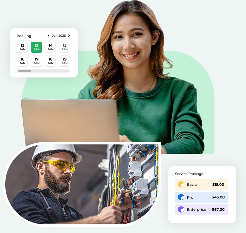 The World's Only Service Marketplace Software For Both Handyman and Freelancing Operations