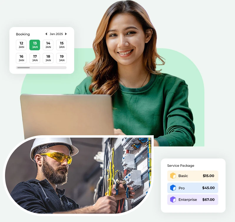 The World's Only Service Marketplace Software For Both Handyman and Freelancing Operations
